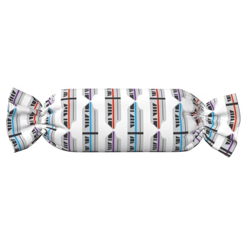 JBYJBX Monorail Train Print Candy Zylindrisches praktisches Kissen vielseitig Komfort Schlafzimmer Wohnzimmer Reisen von JBYJBX