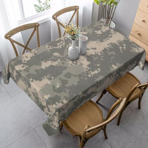 JBYJBX Rechteckige Tischdecke mit Armee-Motiv, für Esszimmer, Party, Innen- und Außenbereich, dekorative Tischdecke JBYJBX Rechteckige Tischdecke mit Armee-Motiv, für Esszimmer, Party, Innen- und Außenbereich, dekorative Tischdecke von JBYJBX