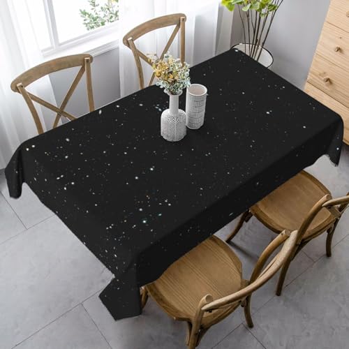 JBYJBX Rechteckige Tischdecke mit Glitzer-Druck, für Esszimmer, Party, Innen- und Außenbereich, dekorative Tischdecke von JBYJBX