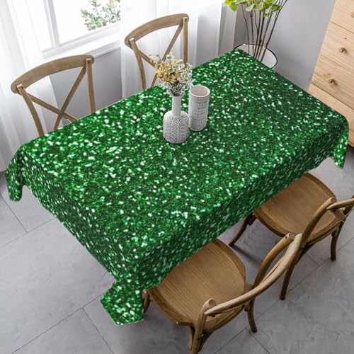 JBYJBX Rechteckige Tischdecke mit Pailletten, glitzernd, für Esszimmer, Party, Innen- und Außenbereich, dekorative Tischdecke von JBYJBX