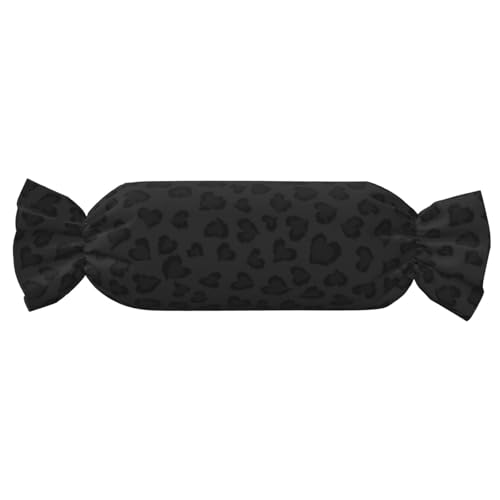 JBYJBX Zylindrisches praktisches Kissen mit Leopardenmuster, vielseitig, bequem, Schlafzimmer, Wohnzimmer, Reisen von JBYJBX