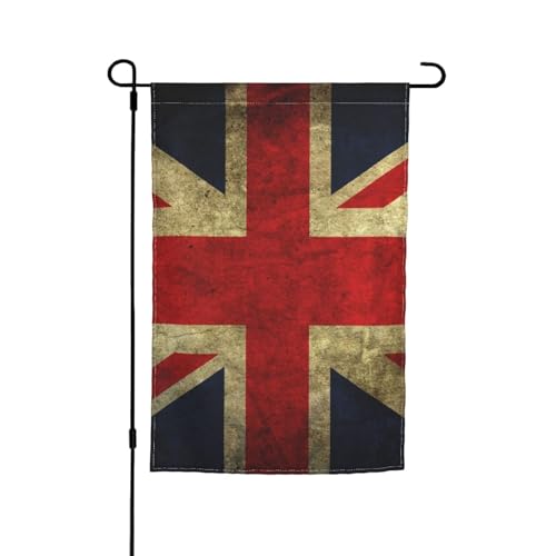 Jbyjbx Britische Flagge, schöne Gartenflagge, Outdoor-Flagge, Hof-Dekoration, Veranden, Gärten, farbecht von JBYJBX