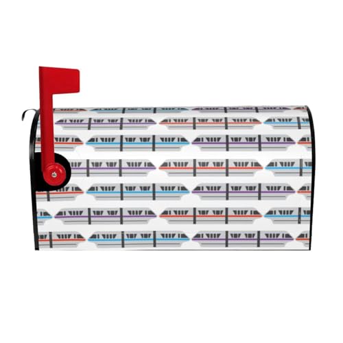 Monorail Train Print Cute and Unique Easy to Install Magnetic Mailbox Cover Waterproof Mailbox Decor Monorail Train Print Cute and Unique Easy to Install Magnetic Mailbox Cover Waterproof Mailbox Decor von JBYJBX
