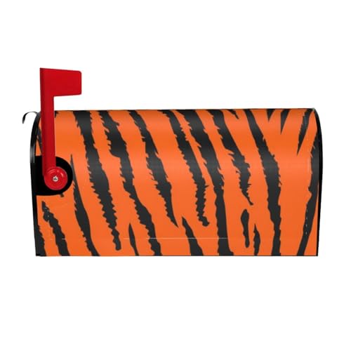 Orange Tiger Leopard Print Cute and Unique Easy to Install Magnetic Mailbox Cover Waterproof Mailbox Decor Orange Tiger Leopard Print Cute and Unique Easy to Install Magnetic Mailbox Cover Waterproof Mailbox Decor von JBYJBX