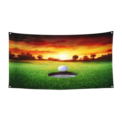 Sport Golf Ball Sonnenuntergang Baum Druck Hallowmas Party Banner Feiern Urlaub Event Dekoration für drinnen und draußen wiederverwendbar Sport Golf Ball Sonnenuntergang Baum Druck Hallowmas Party Banner Feiern Urlaub Event Dekoration für drinnen und draußen wiederverwendbar von JBYJBX