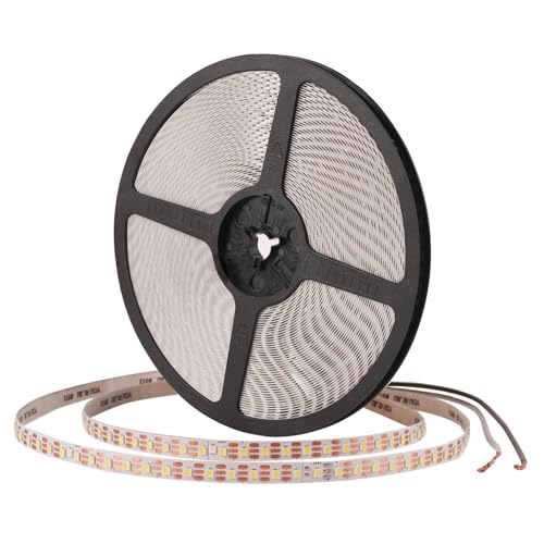 JBdusn 24V COB LED Streifen 4000K, 20m Flexibel Hohe Dichte 8mm Breite LED Strip 120LEDs/m Schneidbar LED Licht Band Selbstklebend fürSchlafzimmer Küche DIY Beleuchtungsprojekt(Ohne Netzteil) von JBdusn