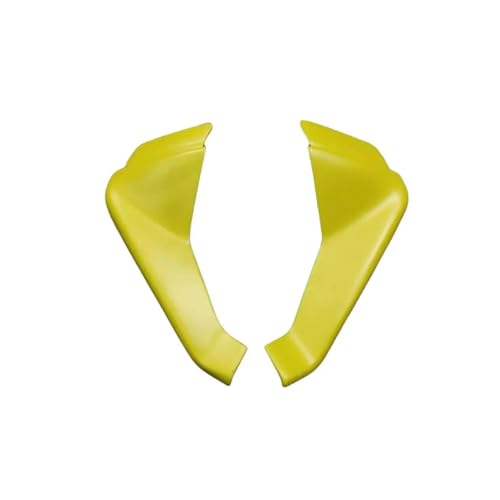 JCAKES Aerodynamische Winglets die Verkleidung Motorrad Frontlippe Windflügelabdeckung Kegel Aerodynamik Verkleidungs Winglets Für Aprilia RS 660 2021 2022 2023 2024 Motorradspoiler(Gelb) von JCAKES
