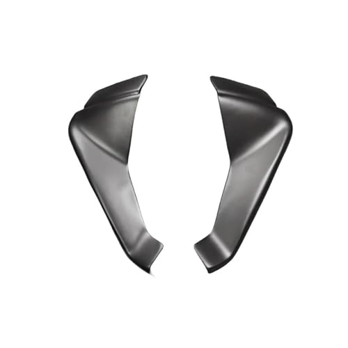 JCAKES Aerodynamische Winglets die Verkleidung Motorrad Frontlippe Windflügelabdeckung Kegel Aerodynamik Verkleidungs Winglets Für Aprilia RS 660 2021 2022 2023 2024 Motorradspoiler(Schwarz) von JCAKES