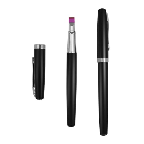 JCAKES Faserschnitt Stift, Faseroptik Klinge Stift, Filzstift Typ, Schneidwerkzeug, haltbare Rubin flache Klinge (Color : Flat Wolfram) von JCAKES