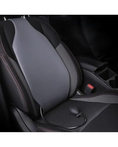 Lendenkissen Auto Multifunktionales Auto-Luftkissen Taille Atmungsaktiv Lindert Schmerzen In Taille Sitzschutz Lendenkissen Universelle Dynamische Airbag-Unterstützung Auto Lendenwirbelstützkissen(09 von JCAKES