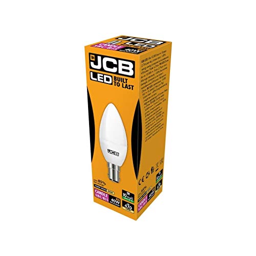 JCB 6w LED SBC / B15 matt Kerzenlampe 3000k warmweiß 470lm (s10980) von JCB
