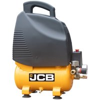 JCB - Druckluft Kompressor AC6 Ölfrei 8 bar 6 Liter 161l/min kompakt und handlich von JCB