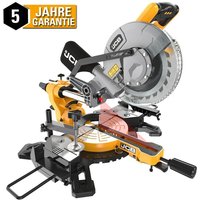 JCB - Kapp- und Gehrungssäge MS210SB Zugsäge mit Laser 210mm Sägeblatt 1500W von JCB