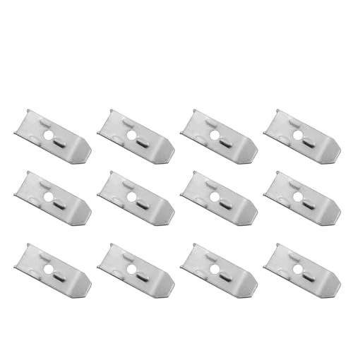 JCBIZ 12 x Esstisch-Nivellierung, verdickte Verbindungselemente, gerade Eisenplatten, silberfarben, Esstisch, Nivelliereisen, Möbelzubehör, Stahltischnivellierer JCBIZ 12 x Esstisch-Nivellierung, verdickte Verbindungselemente, gerade Eisenplatten, silberfarben, Esstisch, Nivelliereisen, Möbelzubehör, Stahltischnivellierer von JCBIZ