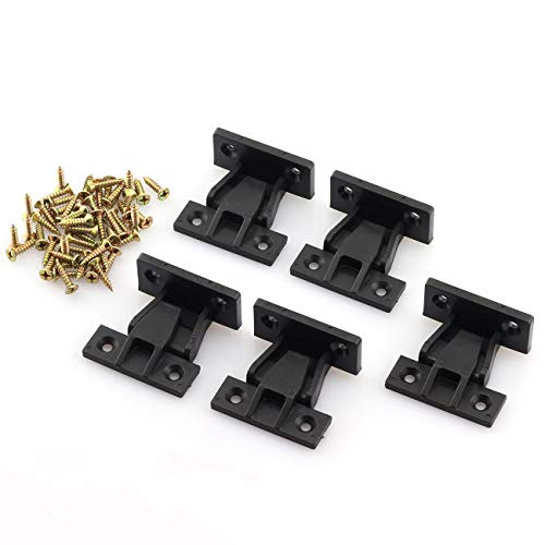 JCBIZ 5pcs Plastic Quick Fitting Furniture Panel Joint Bracket Fast Installation Push-On Clips Corner Buckle for Cabinet Wardrobe Mounting Roman Column Connection Black JCBIZ 5pcs Plastic Quick Fitting Furniture Panel Joint Bracket Fast Installation Push-On Clips Corner Buckle for Cabinet Wardrobe Mounting Roman Column Connection Black von JCBIZ