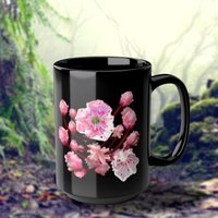 Mountain Laurel Schwarze Tasse 15Oz von JCDesignsByJAC3d