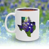 Texas Bluebonnet Tasse - Nippen Sie Wie Eine Wahre Lone Star Legende von JCDesignsByJAC3d