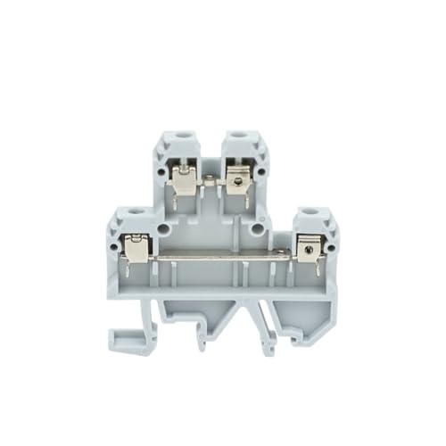 10 Stücke DK4Q/35 Schraube Caonnection Doppel 2 Ebene 4-Leiter 4 Mm² DIN Rail Terminal Block(Gray) von JCIBHODF