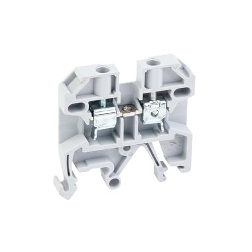 100Pcs SAK2.5EN Universal Schraube Verbindung SAK 2,5 Mm² DIN Rail Terminal Block(Gray) von JCIBHODF