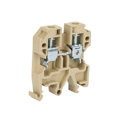10Pcs SAK6EN Universal Schraube Verbindung SAK6 SAK 6 Mm² Draht DIN Rail Terminal Block(Yellow) von JCIBHODF