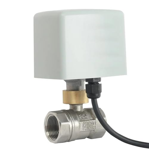 304 Edelstahl Motorisierte Kugelhahn 3-Draht 2 Steuerung Messing Elektrische Kugelhahn 1Pcs(2",12VDC_CR02) von JCIBHODF