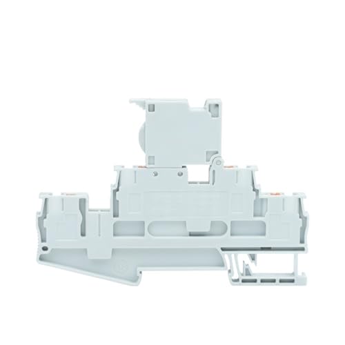 5 Stücke PTTB4-HESI Doppel Ebene Sicherung Halter Terminal Block Din-schiene 4mm² 4 Drähte Stecker(Gray-Without LED) von JCIBHODF
