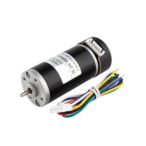 CHR-3162ABHL 31ZY Encodermotor DC 12V 24V Motor mit hohem Drehmoment und 11PPR Encoder 1St(DC24V 8000rpm) von JCIBHODF