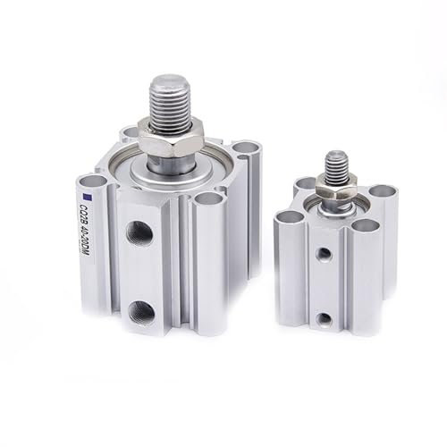 CQ2B50/63/80 Doppeltwirkender dünner kompakter Zylinderhub, 5–100 mm, 1 Stück (Hub 30 mm, CQ2B80) von JCIBHODF