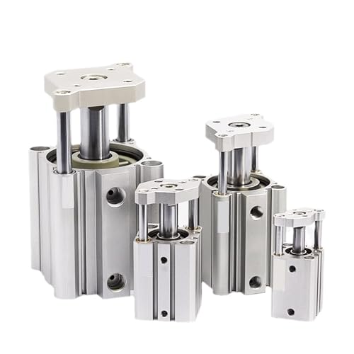 CQMB12/16 Kein Magnet Doppeltwirkend Führungsstange Kompakter Pneumatikzylinder 1St(Stroke 50mm,CQMB16mm) von JCIBHODF