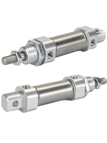 Edelstahl Mini Zylinder MI8/10X10X20X25X50X75X100SCA 1Pcs(MI8X30SCA) von JCIBHODF