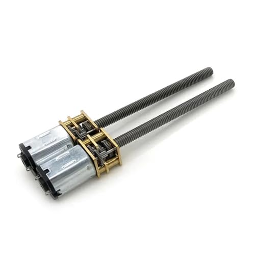 GA12-N20-M4 * 55 DC 3V 6V Metallgetriebemotor mit verlängerter Gewindewelle, Reduktions-DC-Motoren, 1 Stück(15_3V) von JCIBHODF
