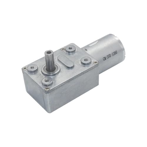 JGY370 24V 0,6 U/min Schneckengetriebemotor DC Hohes Drehmoment Untersetzungsgetriebemotor 1St(No bracket,0.6RPM_24V) von JCIBHODF