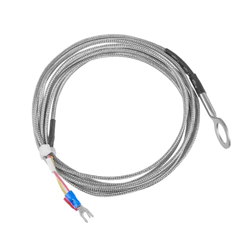 K Typ 14mm Durchmesser Loch Ring Kopf Scheibe Thermoelement Sensor Sonde 1 Stücke(Cable 4M) von JCIBHODF