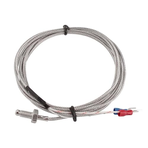 M6/M8 K Typ Thermoelement Control Gewinde Schraube Sonde Temperatur Sensor 0-400 ℃ 1Pcs(M8 2m) von JCIBHODF