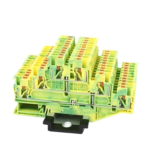 PT-2.5-3L-PE Elektrischer Din-Schienen-Anschlussblock Push-in-Drahtverbinder Dreischichtig 1St(5 Pcs) von JCIBHODF