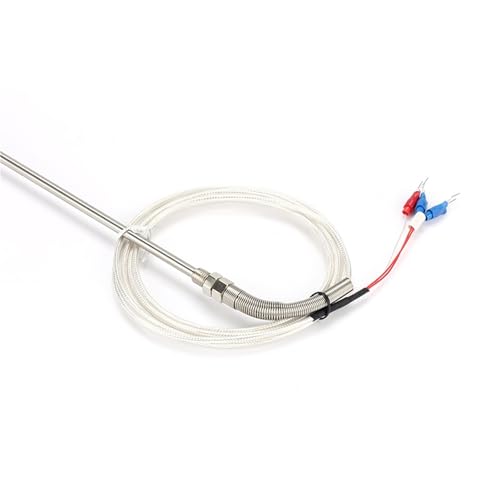 WZPT-03 PT100 M8 Gewindetyp Sondentemperatursensor Thermoelement mit 3-adrigem Kabel 1 Stücke(PT100 Type M8 10m,50mm) von JCIBHODF