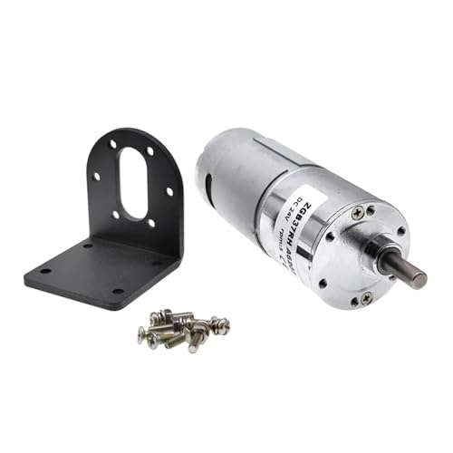 ZGB37RH Großer Drehmomentreduzierungsmotor mit RS555-Motor 12V 24V DC-Getriebemotor 1St(87R_12V WITH BRACKET) von JCIBHODF