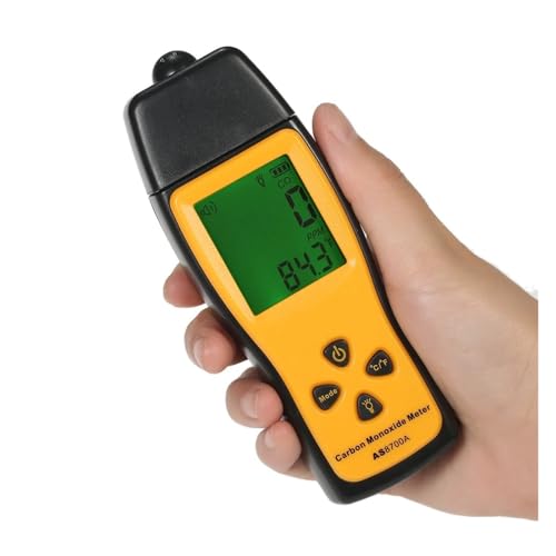 0-1000ppm Gasdetektor Hand-Kohlenmonoxidmessrät mit Luftqualitätsmonitor CO-Gastester Monitor Detektormessrät LCD-Anzei Mit großem Testbereich von JCKJWL