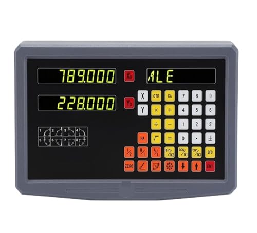 2/3-Achsen-DRO-Set, Digitalanzeige-Set, 5 μm Gitterlineal, 0,005 mm linearer Maßstab, linearer Encoder 120–1020 mm for Fräswerkzeuge Präzision und Multifunktion(3 axis dro set 5um) von JCKJWL