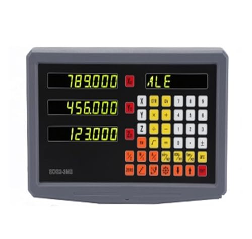 3 Achsen DRO Sets Digital Anzeige Display SDS3MS 3PCS Gitter Linear Skala Lineal Sensor 120~1020mm for Fräsen Präzision und Multifunktion(3MS KA35 KA300 KA300) von JCKJWL