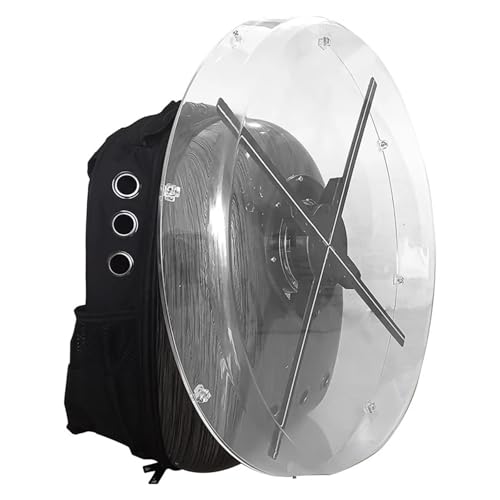 3D holographische Projektions-Werbemaschine nacktes Auge kein Bildschirmanzeige-Lüfter spezielle Schutzhülle Outdoor-Rucksack Großer Betrachtungswinkel(65cm-Backpack) von JCKJWL