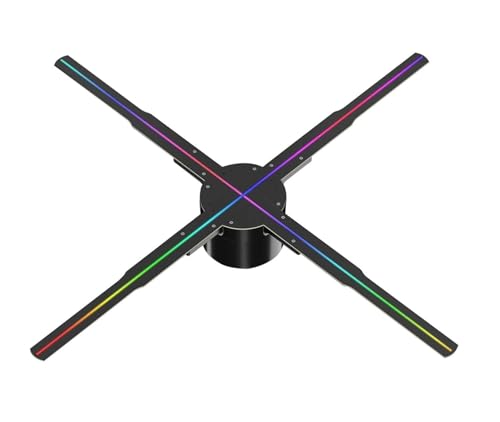 50 cm/19,7 Zoll 3D Holographische Projektor Bar Restaurant Weihnachtsferien Dekoration Fan Bildschirm LED Werbung Zeichen Lichter Großer Betrachtungswinkel von JCKJWL