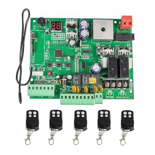 DC 24 V PCB Board for automatische Doppelarme Swing Gate Opener Control Board Panel Smart Control Center System Ersetzen Armaturen Für Schwingtor, Schiebetür(With 5 RC) von JCKJWL