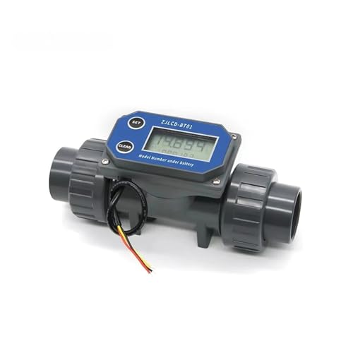 DN15-DN80 Turbinen-Durchflussmesser mit Digitalanzeige, elektronischer Durchflussmesser for flüssiges Wasser, Bewässerung for PVC-Rohre auf dem Bauernhof/Garten Hohe Empfindlichkeit, geringe Wiederhol von JCKJWL