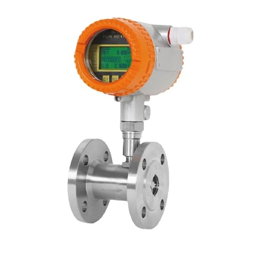 Digitaler Turbinendurchflussmesser RS485 Edelstahl-Flüssigkeitssensor mit LCD-Display for Wasser, Diesel, Benzin, Alkohol Schnelle Messung und Reaktion(DN25-RS485) von JCKJWL