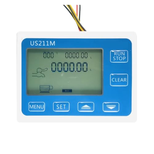 Digitaler Wasserdurchflussmesser mit SUS304-Edelstahl G1" USS-HS10TA 3-50L/min Hall-Wasserdurchflusssensor-Lesegerät Hohe Empfindlichkeit für mehrere Medien(Controller) von JCKJWL