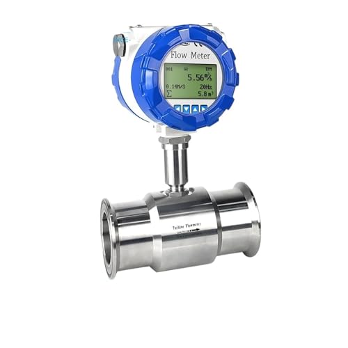 Elektromagnetischer Öldurchflussmesser 4-20 mA, RS485 Digitaler Turbinendurchflussmesser for Diesel, Benzin, Milch, Wasser Schnelle Messung und Reaktion(DN32) von JCKJWL