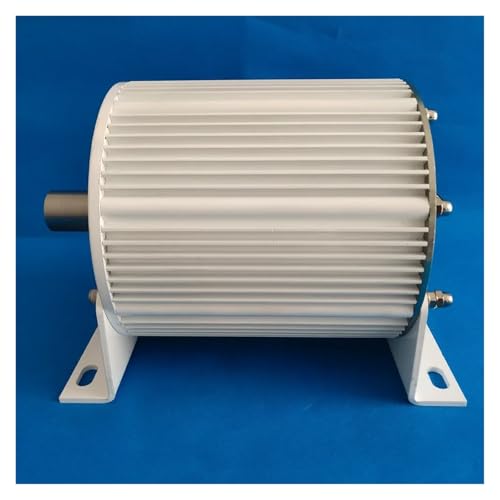 Generator Wechselstromgeneratoren 10 kW 20 kW 24 V 48 V getriebeloser Permanentmagnet mit niedriger Drehzahl for Wind- und Wasserturbinen Geräuscharme, hocheffiziente Stromerzeugung(With base,220_20KW von JCKJWL