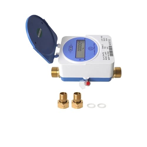 Intelligenter Ultraschall-Wasserzähler, IP68, LCD-Digitalanzeige, Messung der Wassermenge, Durchflussverbrauch Hohe Empfindlichkeit für mehrere Medien(213E(DN15)) von JCKJWL