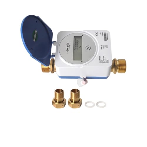 Intelligenter Ultraschall-Wasserzähler, IP68, LCD-Digitalanzeige, Messung der Wassermenge, Durchflussverbrauch Hohe Empfindlichkeit für mehrere Medien(213E(DN20)) von JCKJWL